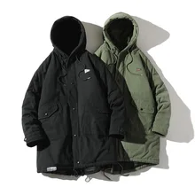 Ретро Длинный рабочий хлопковый костюм мужской зимний толстый теплый пиджак