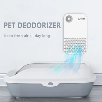 

Mini Portable Ozone Generator Deodorizer for Cat Dog Air Purifier Negative ions Fresh Home Toilet Deodorizer Pet Deodorizer