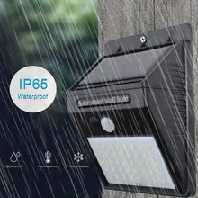 Солнечный светильник уличный фонарь треугольный настенный светильник движения PIR Сенсор IP65 двор открытый светильник ing Энергосберегающие 8/20 Вт, 30 Вт, СИД 4W