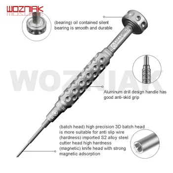 

AMAOE 3D/2D Screwdriver High hardness High precision Disassemble Repair Screwdriver Like Qianli Screwdriver