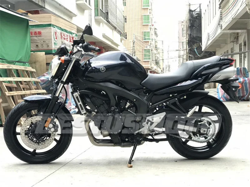 Рамка слайдер для 2004-2008 2005 2006 2007 Yamaha FZ6 FZ600 в байкерском стиле черного цвета из углеродного волокна полиформальдегидные анти аварии защита от падения