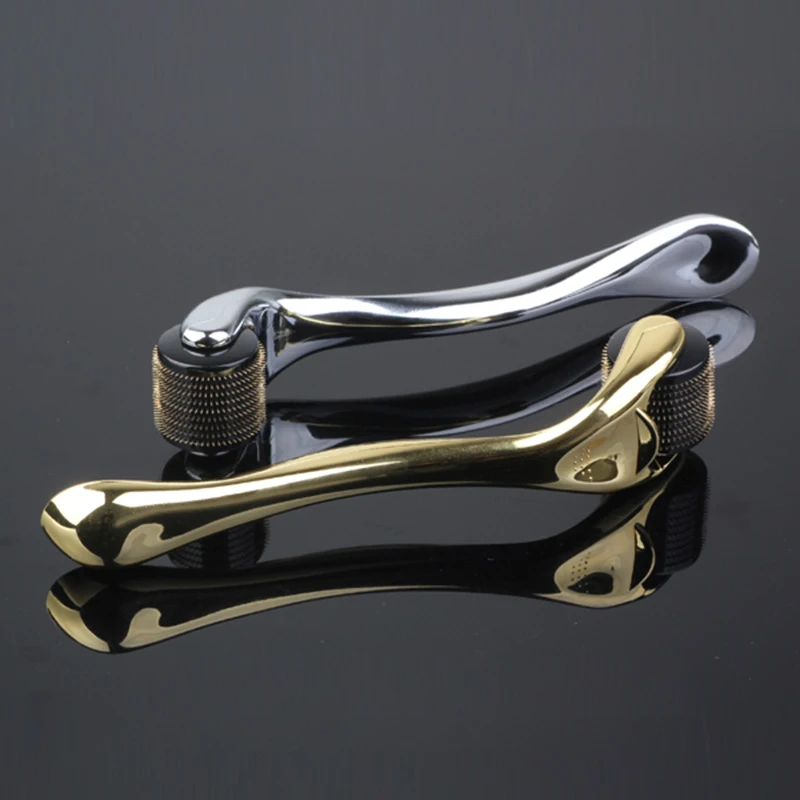 Micro Needle Roller Pen Derma Roller 540 Needles Titanium Mezoroller Microniddle Roller for Skin Care Hair-loss Treatment