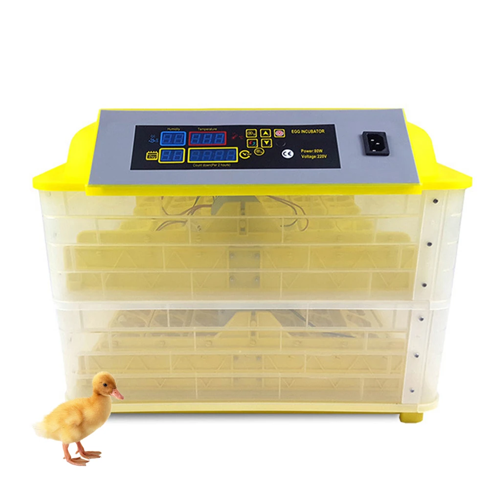 

Mini 96 Egg Incubator Poultry Incubator Brooder Digital Temperature Hatchery Egg Incubator Hatcher Chicken Duck Bird Pigeon