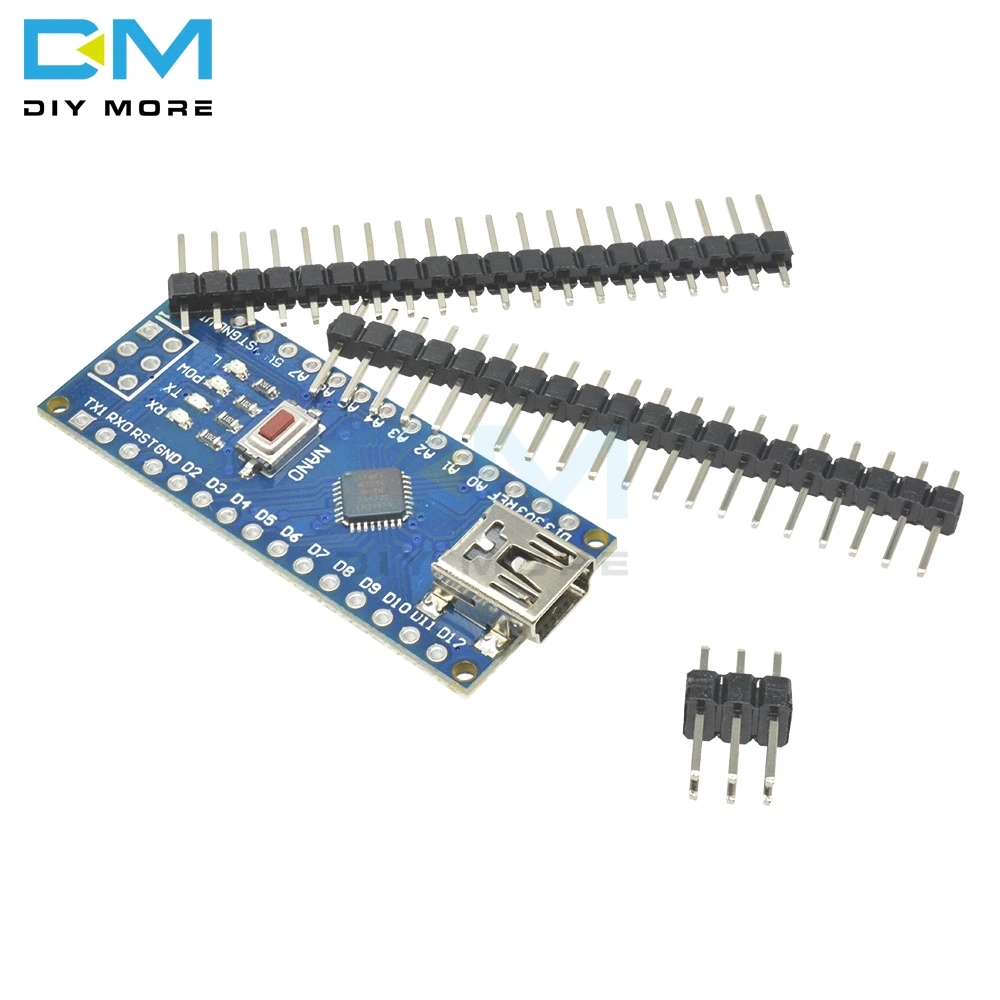 5 шт. CH340 G CH340G ATmega328P плата контроллера совместимый для Arduino USB драйвер Nano V3.0 ATmega328 Замена FT232RL Mini USB