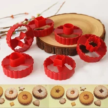 6 pçs novo multifuncional cortador de biscoito bolo decoração fondant cortadores ferramenta linzer fudge pastelaria decoração ferramenta de cozimento diy molde