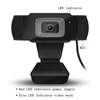 Webcam HD 720p avec micro rotatif PC de bureau caméra Web caméra Mini ordinateur caméra Web caméra vidéo travail d'enregistrement en Stock ► Photo 2/6