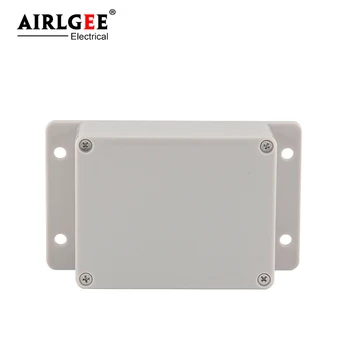 

158 * 90 * 60mmIP65 protection grade sealed plastic outdoor electrical junction box with mounting ear distribution box