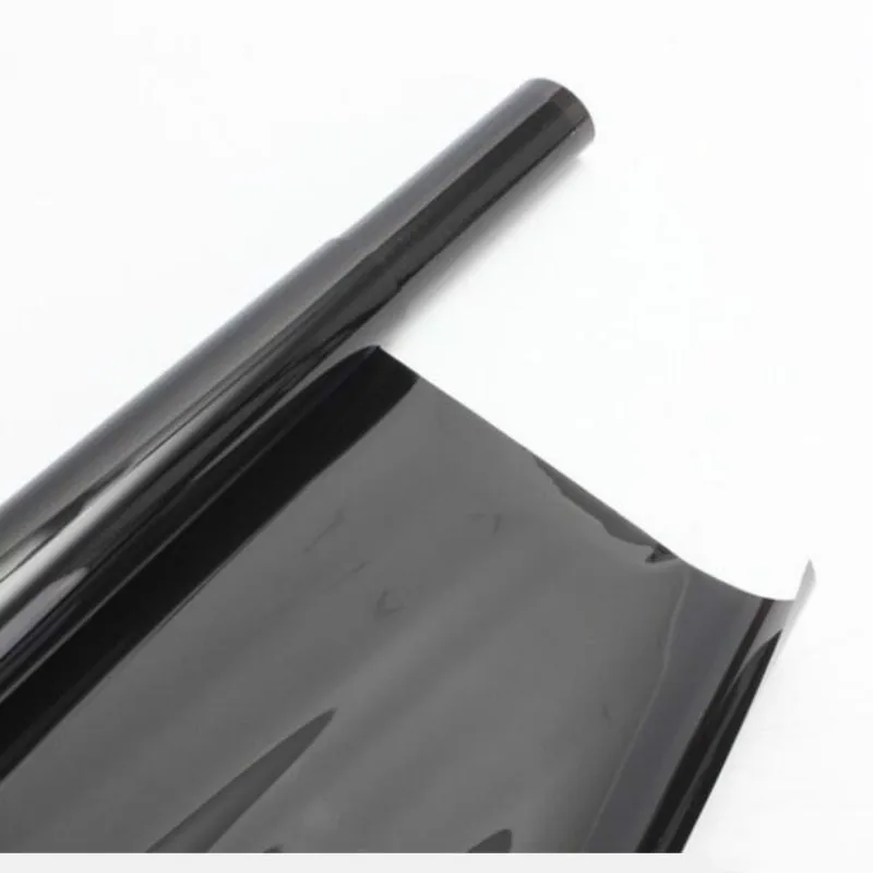 300 см x 50 см черные автомобильные экраны для окон тонировка Тонирующая пленка рулон авто домашнее стекло летнее Солнечное УФ-защитное клейкие пленки