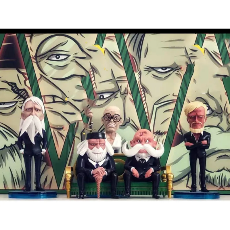 5 Pcs Set Yz One Piece World Government Supremo Gorosei Celestial Dragons Duplicate Plate Gk Action Figure Toy Box 10cm X476 Aliexpress