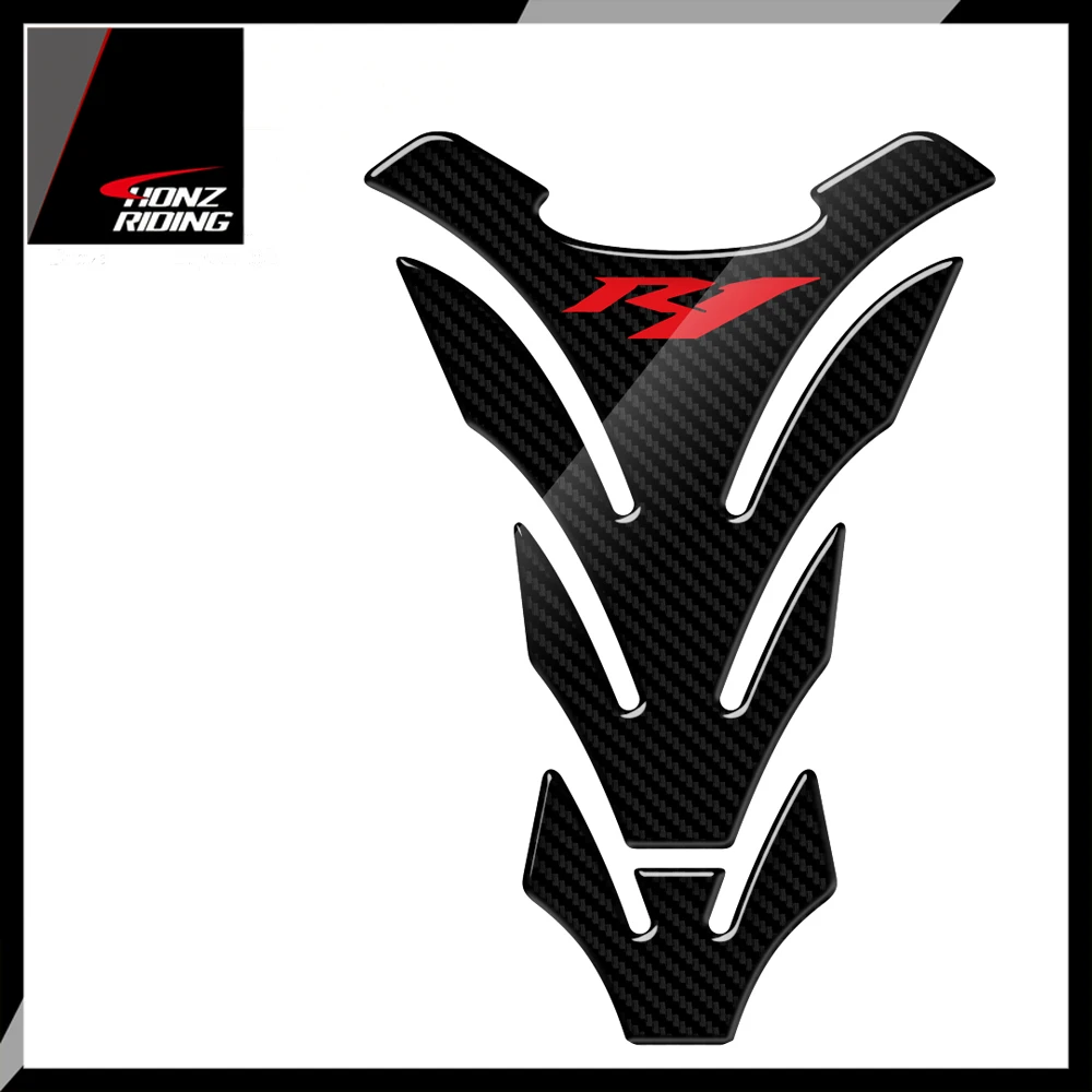 Для Yamaha YZF-R1 R1 Tankpad 3D Carbon-Look Мотоцикл Танк Pad протектор наклейки