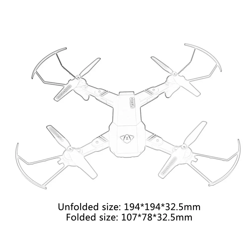 XS809S Мини RC Дрон, контролирующийся в 6 осях, 4CH складной Wifi FPV RC Квадрокоптер вертолет Безголовый летательный аппарат игрушка для детей