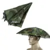 Portable Rain Umbrella Hat Army Green Foldable Outdoor Pesca Sun Shade Waterproof Camping Fishing Headwear Cap Beach Head Hats ► Photo 2/6