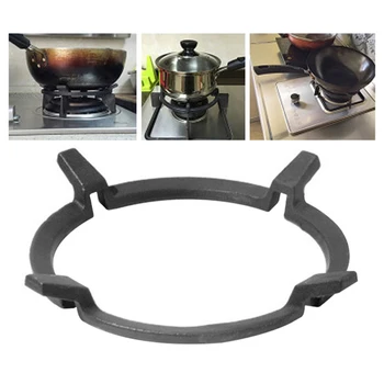 

Universal Cast Iron Wok Pan Support Rack Stand For Burners Gas Hobs & Cookers Kitchen Wok Rack Fit Most Hobs Tool Accessories