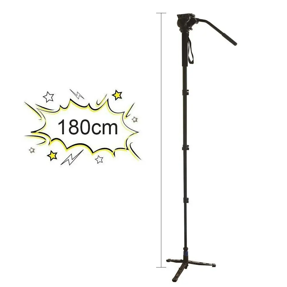 

Fehorily FM-718 Photography Monopod & Fluid Pan Head & Unipod Holder For Camera