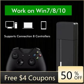 

USB Gamepad Controller Adapter Laptops Joystick Wireless Receiver for XBOX ONE PC Laptop Computer Practical Supplies