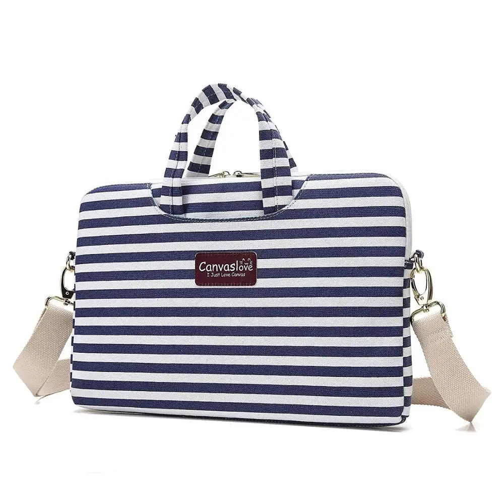 Breton Top Сумка-чехол Canvaslove для ноутбука через плечо для 11,6 дюймов, 12,5 дюймов, 13,3 дюймов, 13,9 дюймов, 14 дюймов и 15,6 дюймов для ноутбука - Цвет: Breton Top
