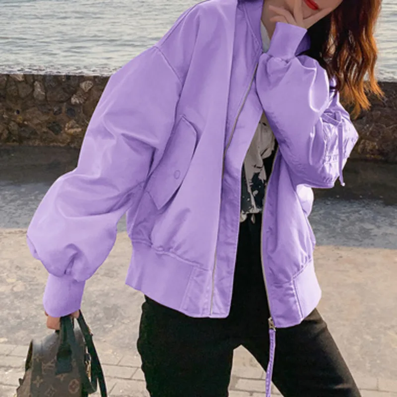 

XUXI Trendy Women Clothing Harajuku Spring Autumn 2020 Long Sleeve Thin Coat Casual Slim Streetwear Large Size FZ3272