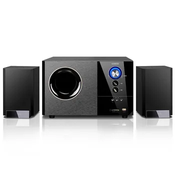 Sistema de altavoces bluetooth para cine en casa, bajos del muslo bluetooth USB SD agudos y control de graves Dolby Pro Logic Surround Sound
