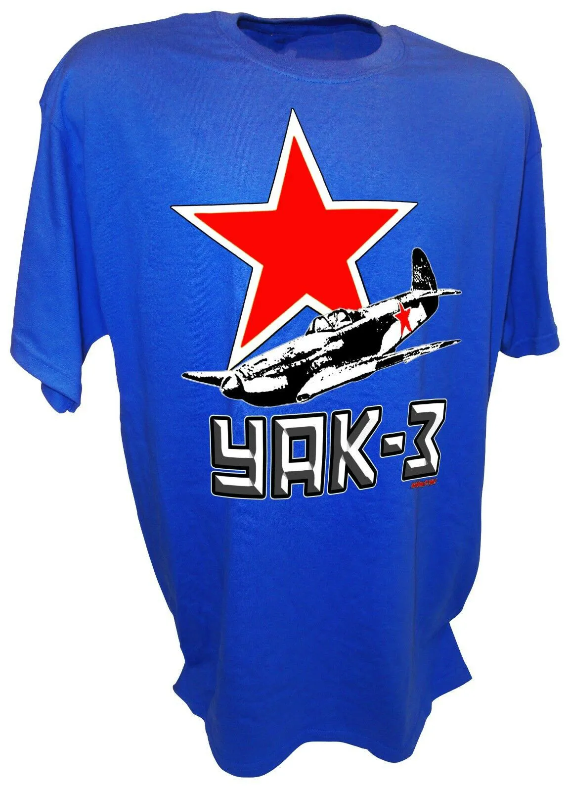 Як 3 русский боец-самолет 20 мм I26 Airforce Allies Spitfire Ww2 1/32 футболка | Мужская одежда