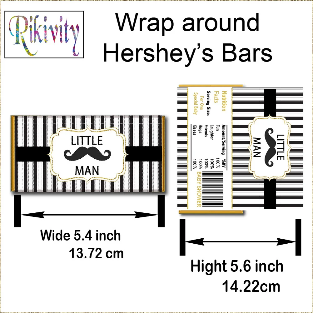 Изготовленные на заказ флаконы для новорожденных девочек Hershey сладостей бара