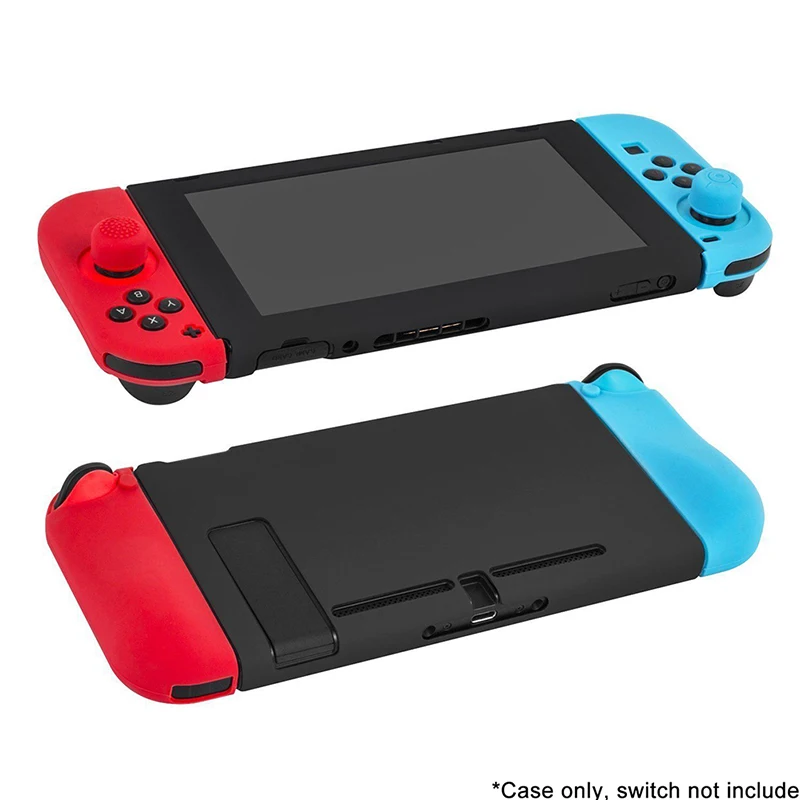 1 set Soft Cover Protective Silicone Case With Joystick Cap Cover For Switch Dropshipping