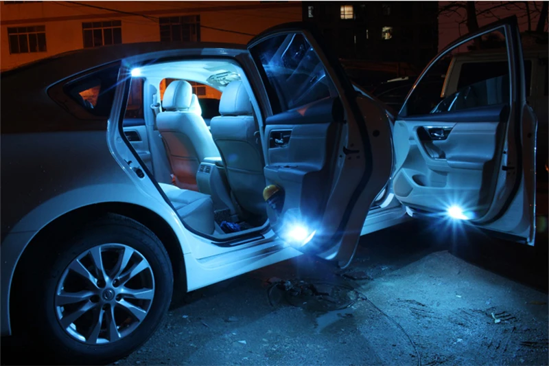 12 шт. Белый Светодиодный лампочки для интерьера Карта Купол багажник номерной знак набор светодиодных ламп комплект для Mazda 6 2009 2010 2011