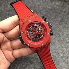 Мужские часы Топ люксовый бренд montre все циферблаты рабочие спортивные кварцевые часы мужские водонепроницаемые наручные часы с хронографом мужские часы