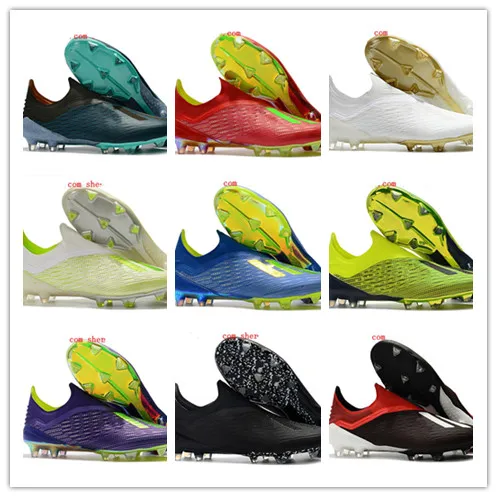 

2019 New mens soccer shoes X 19 FG nemeziz soccer cleats Crampons de x 18 fg football boots scarpe calcio messi Hot