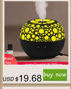 500ML Aromatherapy Diffuser Air Humidifier with LED Night Light for Home Room Ultrasonic Cool Mist Aroma Essential Oil Diffuser