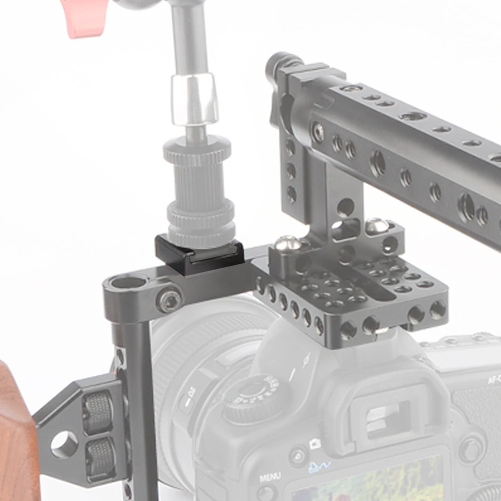 Kayulin 1/4 дюйма Горячий Холодный башмак для вссветильник DSLR Rig камера Blackmagic Cinema