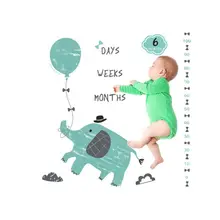 Мягкое детское одеяло s пеленка с рисунком для новорожденных мягкое детское одеяло для фотосессии с месяцем