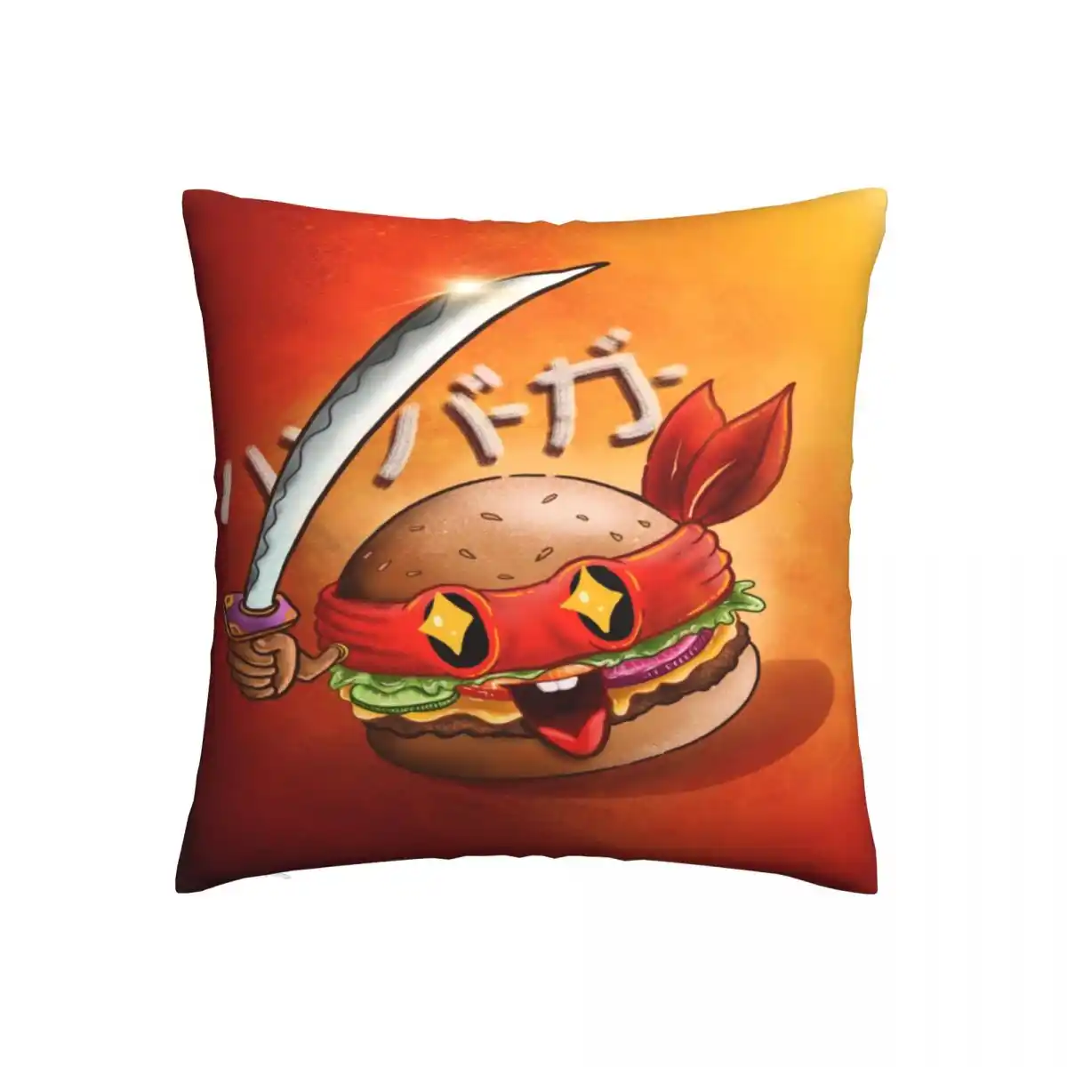 ハンバーガー忍者 枕カバー 漫画 クッション ボディ アニメーション Pillow Case Aliexpress