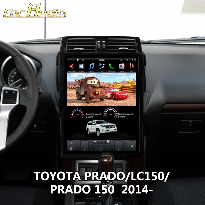 

Multimedia Player Android 9 17" Tesla Style Car Radio Screen for TOYOTA PRADO/ LC150/PRADO 150 2014- Car GPS Navigation Unit