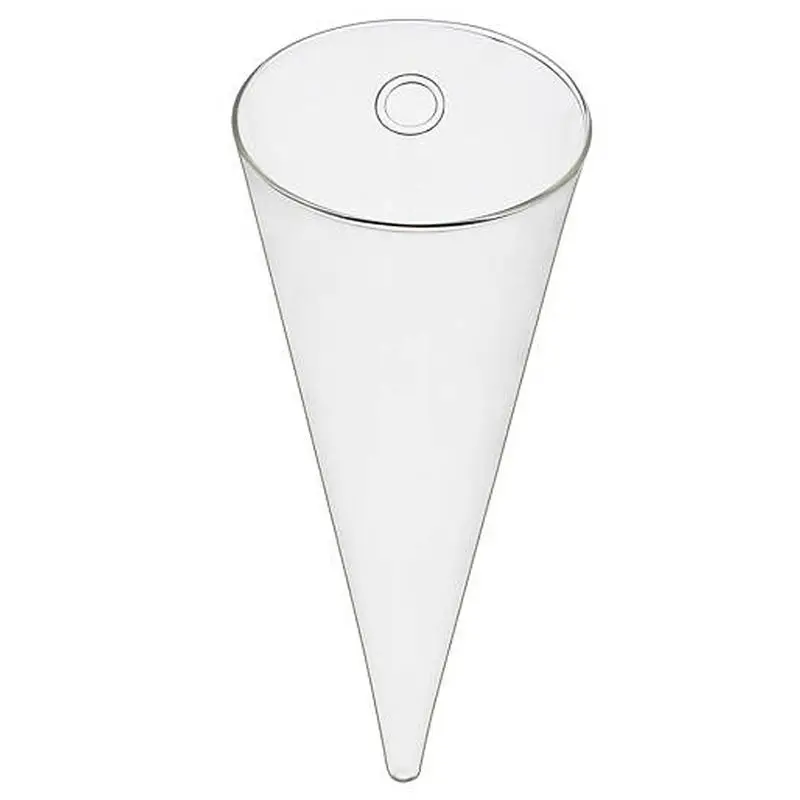 

New-Cone Hanging Glass Flower Planter Vase Terrarium Container Home Garden Decor