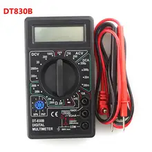 DT830B цифровой мультиметр с ЖК-дисплеем, вольтметр, амперметр, Омметр, DC10V~ 1000V 10A AC 750 V, тест er, тест