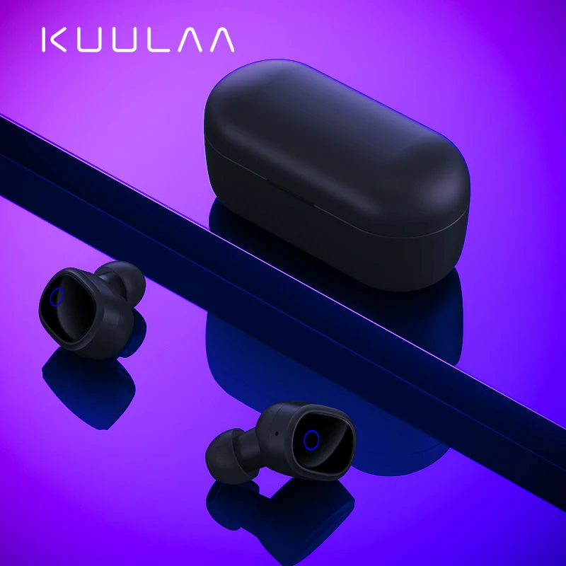 KUULAA TWS Bluetooth наушники беспроводные 5 0 свободные руки игровая гарнитура Blutooth в ухо