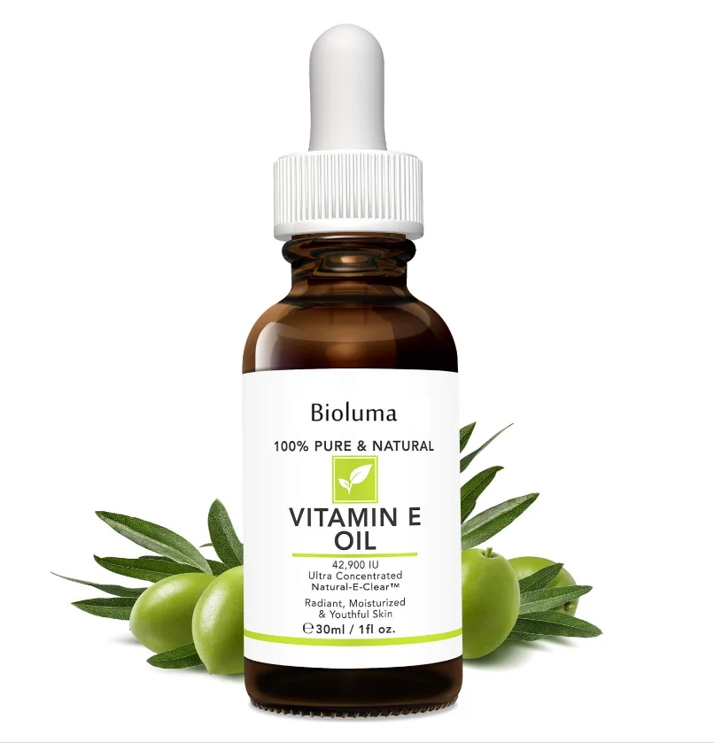 Pure & Natural Cosmetic Vitamin E Oil Essential Oil Skin Care Visibly