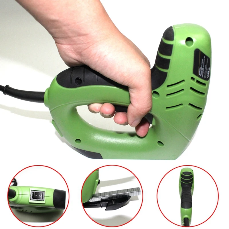 F15 U Staple 2 In 1 Framing Tacker Electric Nails Staple 220V Electric Power Tools Electric Stapler With 400Pcs Nails Eu Plug