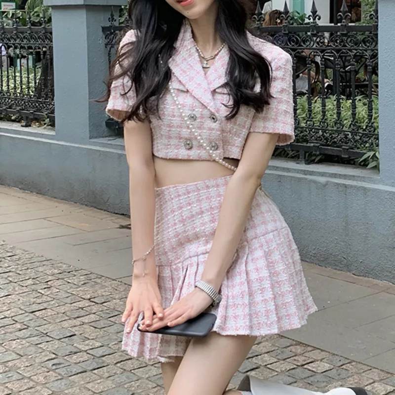 Skirt Suits Summer Small Fragrance Two 