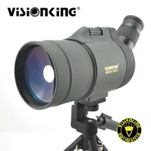 Visionking 25-75x70 MAK Охота Зрительная труба водонепроницаемый BAk4 Монокуляр автогид для телескопа для наблюдения за птицами/гольфа с треногой