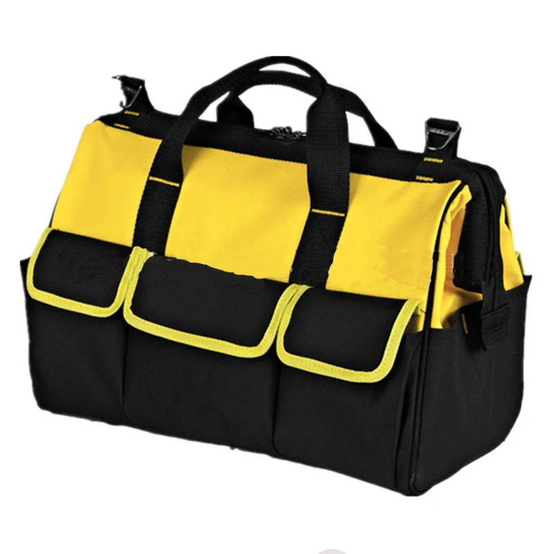 Wheels Portable Tool Bag Multifunction Thicken Waterproof Canvas Storage Garage Travel Tools Organizer Toolbox Multifunctional