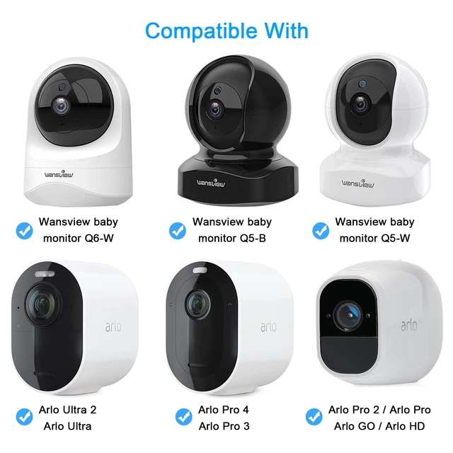 Wifi User Manual Wansview K2 Flexible Twist Mount Bracket For