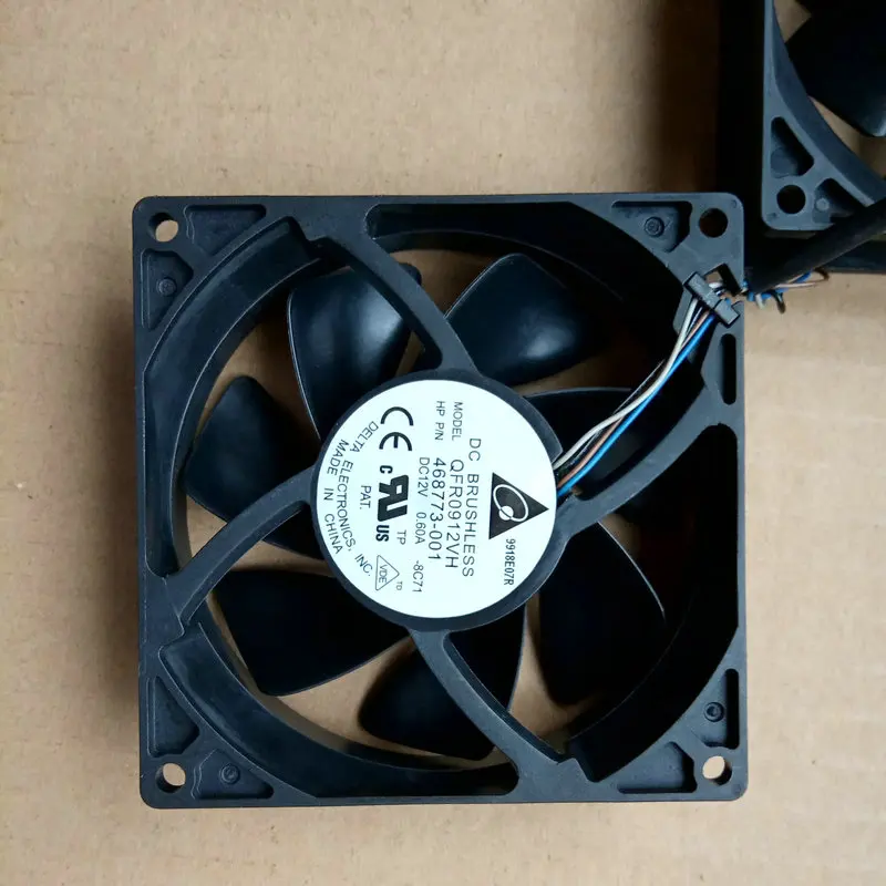 QFR0912VH 9 см 12V 0.6A 4 проводное Охлаждение Вентилятор Для Delta HZDO 1 комплект 2 шт