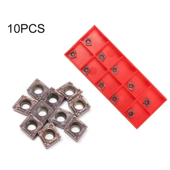 

10pcs CCMT060204 Carbide Turning CNC Blades