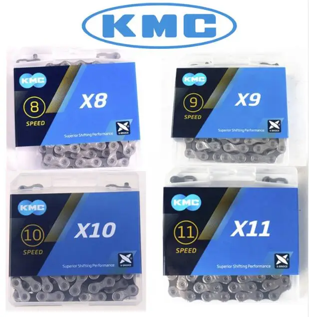 Original KMC chains X11.93 X11 X10 X9 Z9 X8 Z8 Chain 116 118L Links Cycle Derailleur 8 9 10 11Speed MTB Road Bicycle | Спорт и