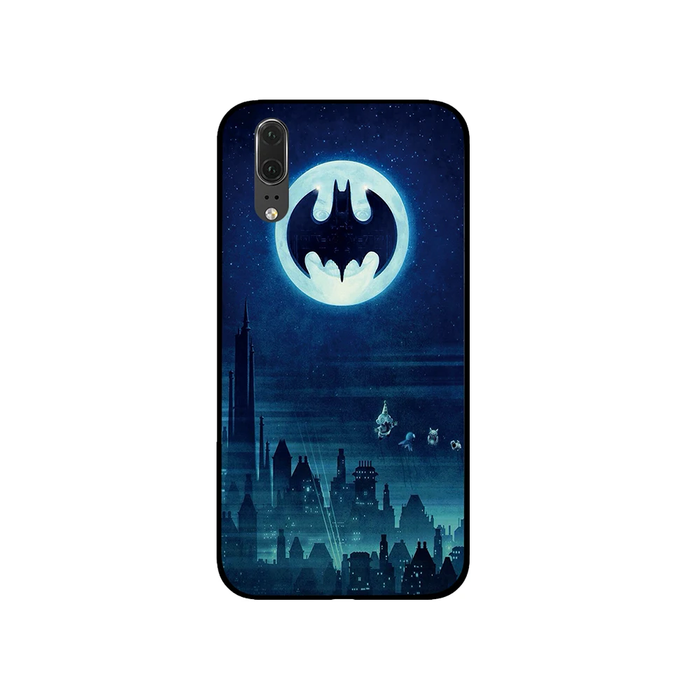 Бэтмен Супермен для Dc comic черный чехол для телефона huawei P30 P20 mate 10 20 Pro Lite Nova 3 4 3i чехол