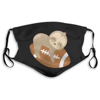 

Sloth Football Unisex Anti-Pollution Mask Dust Mask with Filter Mask Black