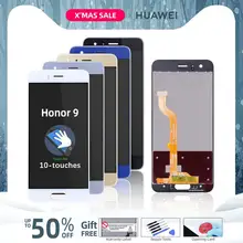Дисплей для huawei Honor 9 STF-L09 STF-AL10 STF-AL00 ЖК дисплей с сенсорной панелью с рамкой Digitizer assembly Honor 9 ЖК-дисплей Дисплей