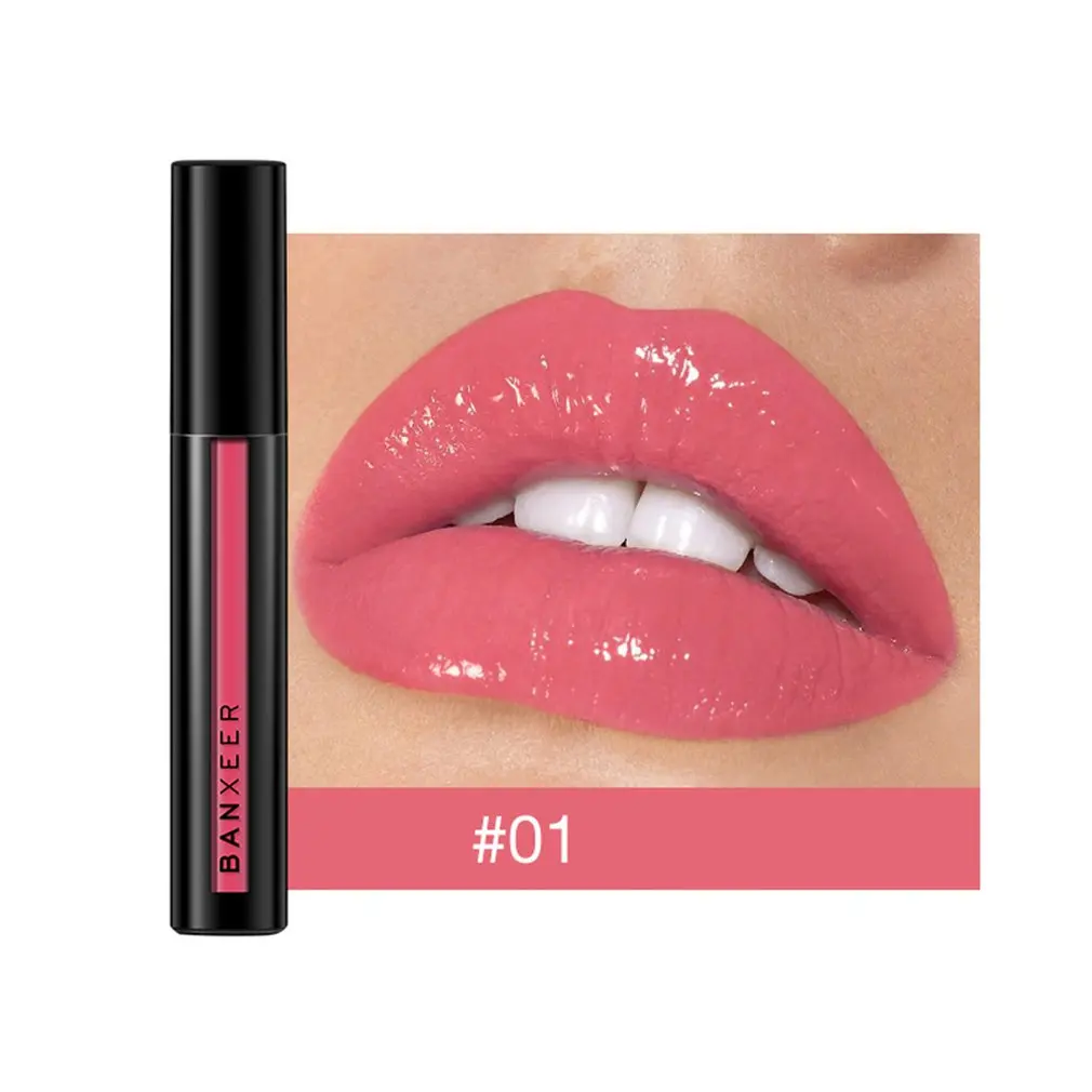 

Banxeer Condensate Jelly Hydrating Image Beauty Lip Glaze No Makeup Liquid Lipstick Liquid Matte Non-Stick Cup Lip Gloss