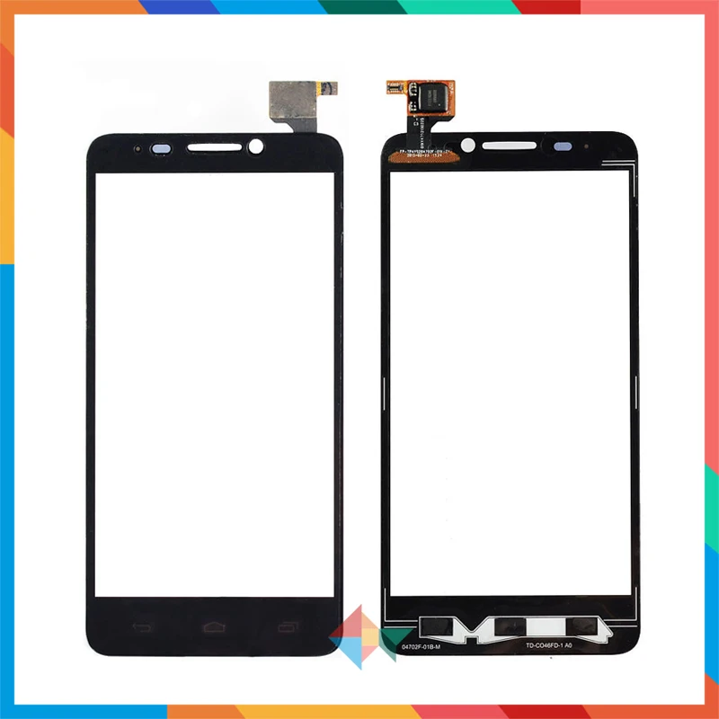 10 шт./лот высокое качество 4," для Alcatel One Touch Idol OT6030 6030A 6030D сенсорный экран дигитайзер Передняя стеклянная линза сенсорная панель